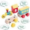 TIGERHU Wooden Train Set | Educational Building Toys with Snap-On Design, Eco-Friendly Solid Wood Tracks & Non-Toxic Materials for Ages 3-8 view 4