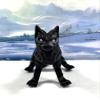 3pcs Articulating 3D Printed Wolf, Black Articulating Posable Wolf, Fidget ADHD AutismToy, Stress Relief, Executive Desk Toy IHWW001-SET view 4