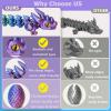 3D Printed Dragon Eggs with Dragon Inside, Easter Basket Essentials Stuffers, Mystery Crystal Dragon Easter Egg Fillers Toys, Articulated Fidget 3D Printed Animals, Surprise Gift view 2