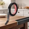 0.8 Inch x 10 Feet Wall Corner Protector Peel and Stick Corner Trim Molding Strip Self Adhesive Wall Edge Protectors Guards for Edge Ceiling, Black view 1