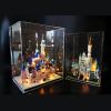 Clear Acrylic Display Case Black Base, 30x40x55cm/12x16x22in, High Transparency Stackable Showcase Box, Dustproof Display Case for Collectibles Organizer, Retail Display, Home Decor view 4