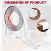 0.8 Inch x 30 Feet Wall Corner Protector Peel and Stick Corner Trim Molding Strip Self Adhesive Wall Edge Protectors Guards for Edge Ceiling, White view 2