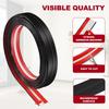 0.8 Inch x 40 Feet Wall Corner Protector Peel and Stick Corner Trim Molding Strip Self Adhesive Wall Edge Protectors Guards for Edge Ceiling, Black view 3