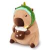 Achwishap Capybara Plush,Cute Plushies Capybara Stuffed Animals,Capybara Plush Toys,Kawaii Plushie Stuffed Toy with Avocado Hat Plushies Gifts for Kids Adults Birthday Valentines,Brown 12 view 1