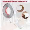 0.8 Inch x 40 Feet Wall Corner Protector Peel and Stick Corner Trim Molding Strip Self Adhesive Wall Edge Protectors Guards for Edge Ceiling, White view 2
