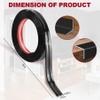 0.8 Inch x 20 Feet Wall Corner Protector Peel and Stick Corner Trim Molding Strip Self Adhesive Wall Edge Protectors Guards for Edge Ceiling, Black view 2