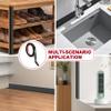 0.8 Inch x 20 Feet Wall Corner Protector Peel and Stick Corner Trim Molding Strip Self Adhesive Wall Edge Protectors Guards for Edge Ceiling, Black view 4