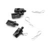 4Pcs RC Car Body Mounts Upgraded Parts for Tamiya CW-01 Lunch Box 58347 1/12 RC Car view 2