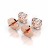 1-4 CT Round Stud Earrings 925 Sterling Silver & 10K 14K 18K Solid Gold Christmas Gift for Women (Solitaire, Stone Weight : 1 Carat) view 4