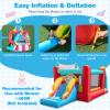 BOUNTECH Inflatable Bounce House with Ball Pit, Ice Cream Themed Kids Bounce House with Slide, Ring-toss, Jumping, Basketball Hoop, Bouncy House for Kids Indoor Outdoor Backyard Birthday Party Gifts view 4