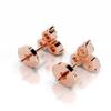 1-4 CT Round Stud Earrings 925 Sterling Silver & 10K 14K 18K Solid Gold Christmas Gift for Women (3 Stone, Stone Weight : 3 Carat) view 4