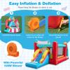 BOUNTECH Inflatable Bounce House with Ball Pit, Ice Cream Kids Bounce House with Slide, Ring-toss, Basketball Hoop, 520W Blower, Bouncy House for Kids Indoor Outdoor Backyard Birthday Party Gifts view 4