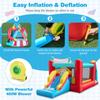BOUNTECH Inflatable Bounce House with Ball Pit, Ice Cream Kids Bounce House with Slide, Ring-toss, Basketball Hoop, 480W Blower, Bouncy House for Kids Indoor Outdoor Backyard Birthday Party Gifts view 4