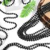 VLUV 36Pcs Black Bead Necklace, 33 Inch Grad Supplies, Graduation Bead Necklace Accessories Halloween Party Favors for Black Party Stuff Graduation Celebration Decorations Halloween Parade Decor view 4