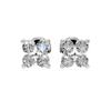 1-4 CT Round Stud Earrings 925 Sterling Silver & 10K 14K 18K Solid Gold Christmas Gift for Women (4 Stone, Stone Weight : 3 Carat) view 2