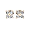 1-4 CT Round Stud Earrings 925 Sterling Silver & 10K 14K 18K Solid Gold Christmas Gift for Women (4 Stone, Stone Weight : 3 Carat) view 3