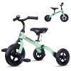YGJT 3 in 1 Tricycle for Toddlers Age 2-5 Years Old, Folding Kids Balance Bikes with Adjustable Seat and Removable Pedal, Ride-on Toys for Infant, Gift for Baby Boys Girls Birthday (Mint Green) view 1