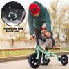 YGJT 3 in 1 Tricycle for Toddlers Age 2-5 Years Old, Folding Kids Balance Bikes with Adjustable Seat and Removable Pedal, Ride-on Toys for Infant, Gift for Baby Boys Girls Birthday (Mint Green) view 2