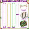 36Pcs Mardi Gras Beads, Bead Necklace Party Accessories, 33Inch Purple Gold and Green Beads Necklaces, Festival Throw Stuff for Mardi Gras Parade Party Favors Carnival Theme Celebrations Decorations view 2