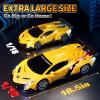 1:10 Big Size Transform RC Car, Gesture Sensing Transformation 2.4GHz Remote Control Car, One Button Deformation to Robot with LED Lights, Transforming Toy Cars Gift for Kids Age 8-12 Years Old Boys view 2