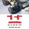 1/16 RC Car Steering Assembly RC Vehicle Parts Stylish Easy to Install with Bearings Metal for 16101 02 03 04 16201 16106, Red view 2