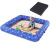 59" x 59" Inflatable Kids Sandbox with Cover - Easy Assembly Outdoor Sandbox, Large Capacity Kids Sand Box Pit for Backyard Garden, Summer Toys Gift for Boys Girls Ages 3-8 view 1
