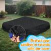 59" x 59" Inflatable Kids Sandbox with Cover - Easy Assembly Outdoor Sandbox, Large Capacity Kids Sand Box Pit for Backyard Garden, Summer Toys Gift for Boys Girls Ages 3-8 view 3