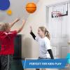 6 Inch PVC Mini Basketball Toys for Indoor Hoops, Soft 6" Rubber Small Repacement Ball for Over Door Hoop Sets, Little Basketballs for Kids Toddler, Lawn Outdoor, Beach, Pool(6 PCS with Air Pump) view 3