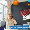 6 Inch PVC Mini Basketball Toys for Indoor Hoops, Soft 6" Rubber Small Repacement Ball for Over Door Hoop Sets, Little Basketballs for Kids Toddler, Lawn Outdoor, Beach, Pool(6 PCS with Air Pump) view 4