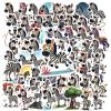 100Pcs Cartoon Zebra Stickers, Waterproof Zebra Sticker for Water Bottle Laptop Phone Cases Planner Skateboard Luggage Helmet Party Favor Decor, Ideal for Adults Teens Teacher Rewards C2E6Q- view 2
