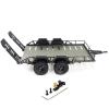 1/18 RC Car Racing Double Wheel Small Tow Trailer for Traxxas 1/18 TRX4M RC Car Upgrade Parts view 2