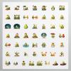 100Pcs Cartoon Avocado Stickers, Waterproof Avocado Sticker for Water Bottle Laptop Phone Cases Planner Skateboard Luggage Helmet Party Favor Decor, Ideal for Adults Teens Teacher Rewards C2E7F- view 3