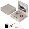 RG35XXSP Portable Flip Retro Handheld Game Console Linux System 3.5 '' IPS Screen Built-in 64G TF Card Pre-Installed 5532 Games RG35XX SP Clamshell Games Consoles Supports 5G WiFi Bluetooth HDMI Grey view 1