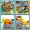 Frontoytall Dinosaur Toys Playset, Vehicles Construction Track Set with Map, Realistic Dinosaurs Figures, Parking Barrier, Crane & Cars, Educational STEM Learning for Kids Ages 3-12, (ASTM Certified) view 4