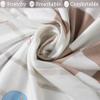 2-Pack Nursing Pillow Covers,Ultra-Soft Stretchy Breastfeeding Pillowcase for Baby Boys Girls, Fits 22.5"x18" Pillows,Removable Feeding Pillow Slipcovers for Newborn(Baseball & Brown Checkered) view 3