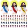 AIRNEY 200 PCS Little Jesus Figures Easter Religious Toys, Mini Tiny Pocket Figurines in Bulk, Jesus Loves You Christ Toys, School Religious Party Favors Gift for Easter Egg Stuffers (200) view 1