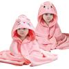 2 Pcs Baby Hooded Towels,31 x 31 in Baby Washcloths, Infant Super Soft Baby Bath Towels with Hood for Toddlers1-3,Highly Absorbent Viscose Hooded Towel for Boys, Girls, Newborn Essentials view 1