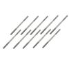 10PCS RC Toy Pushrod Connector Double End Threaded Rod Stainless Steel Rod Linkage for RC Airplane Helicopter Car Boat DIY Model Toy Parts (M2.5X50mm) view 1