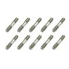 10PCS RC Toy Pushrod Connector Double End Threaded Rod Stainless Steel Rod Linkage for RC Airplane Helicopter Car Boat DIY Model Toy Parts (M5X25mm) view 1