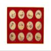 12-Piece Chinese Zodiac Lucky Coins Set, Electroplating Process Decision Coin, Lottery Scratch-Off Challenge Coin Ornaments, Birthday Christmas & New Year Collection Decorations view 2