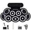 Drum Pad Silicone Electronic Drum Set With Realistic Sound Music Enthusiasts Present For Practicing And Performances view 1