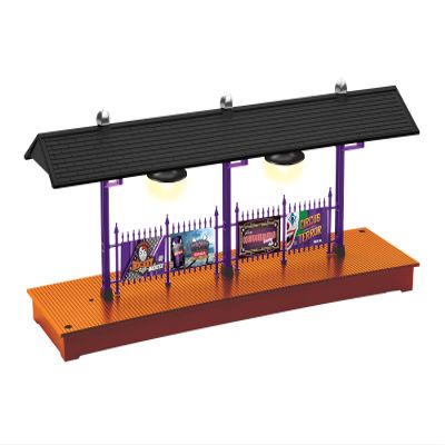 Lionel Halloween O Gauge Model Train Illuminated Station Platform Accessory