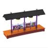 Lionel Halloween O Gauge Model Train Illuminated Station Platform Accessory view 1