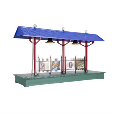 Lionel America WWII O Gauge Model Train Illuminated Station Platform Accessory