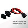 10AWG XT90 Mount Adapter Cable Gold Plated XT90E-F Female to XT90 Male Fixed Mount Connector Short Cable, Dust Cover, for RC Lithium Batterie Outdoor Power Supplie, 30cm/11.8in view 3