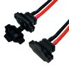 10AWG XT90 Mount Adapter Cable Gold Plated XT90E-F Female to XT90 Male Fixed Mount Connector Short Cable, Dust Cover, for RC Lithium Batterie Outdoor Power Supplie, 30cm/11.8in view 4