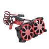 RC Car Repair Kit for Tamiya for SCX10 for Traxxas for TRX4 for Wltoys 36mm Motor Dual Cooling Fan Heat Sink Temperature Control Heatsink RC Car Accessories(Red) view 3