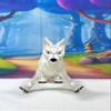 3D Printed Wolf, Articulated Wild Animal Wolf Fidget Toy, 1pc Dual Color Wolf Toy, Fidget ADHD AutismToy, Stress Relief, Executive Desk Toy IHWW001 (White) view 2