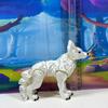 3D Printed Wolf, Articulated Wild Animal Wolf Fidget Toy, 1pc Dual Color Wolf Toy, Fidget ADHD AutismToy, Stress Relief, Executive Desk Toy IHWW001 (White) view 3