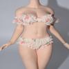 1/6 Scale Female Clothes Bathing Suit for 12-inches Action Figure Body Doll, Female Action Figure Swimwear Clothing 1/6 Doll Split Swimsuit Set Costume Accessory (Floral) view 1